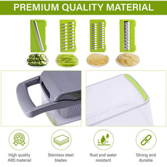 12 In 1 Manual Vegetable Chopper Kitchen Gadgets Food Chopper Onion Cutter Vegetable Slicer